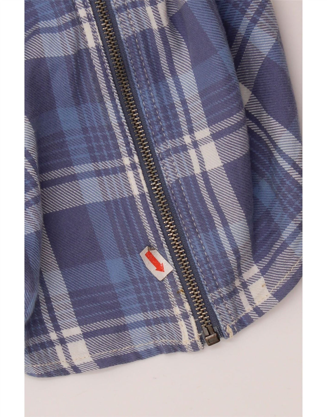 Γυναικείο φανελένιο πουκάμισο SUPERDRY UK 6 XS Blue Check Cotton