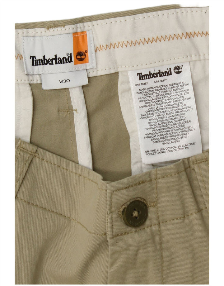 Ανδρικό σορτς Chino Timberland W30 Μεσαίο πράσινο βαμβακερό