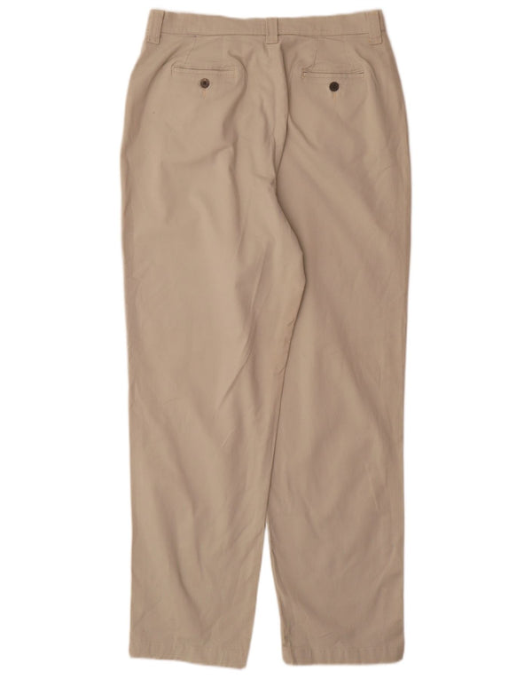 Lee Γυναικείο Παντελόνι Chino με κωνικό ψηλόμεσο US 16 2XL W32 L31 Μπεζ βαμβακερό