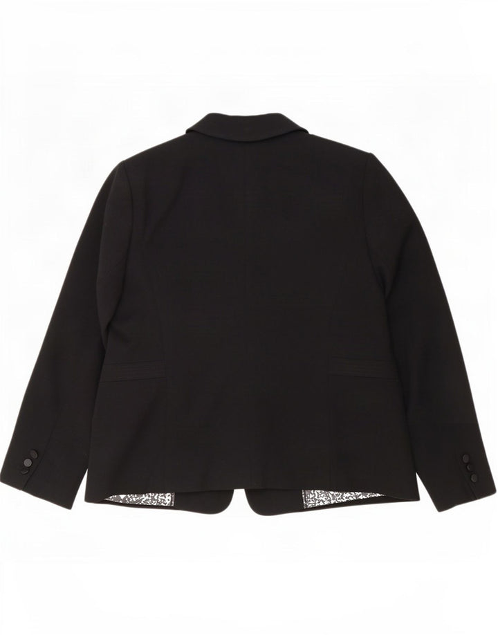 Marks & Spencer Γυναικείο μπουφάν blazer UK 20 2XL μαύρο πολυεστέρα