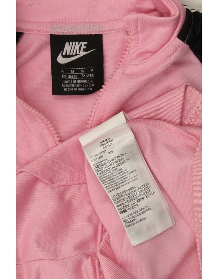 Κοριτσίστικη φόρμα Nike Top μπουφάν 5-6 ετών Μεσαίου ροζ χρώματος πολυεστέρας