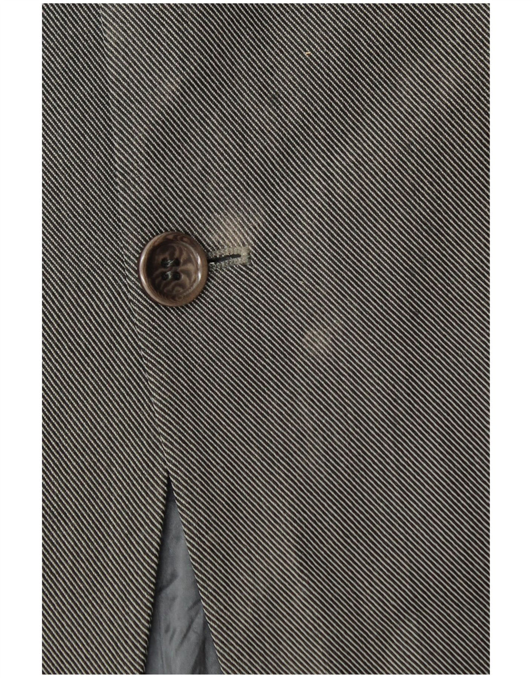 Armani Collezioni Ανδρικό τζάκετ με 3 κουμπιά σακάκι IT 50 μεσαίου γκρι μαλλί