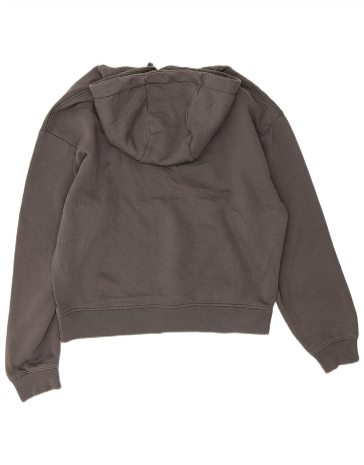 Zara Ανδρικό Hoodie Jumper Μεσαίο Γκρι Βαμβακερό