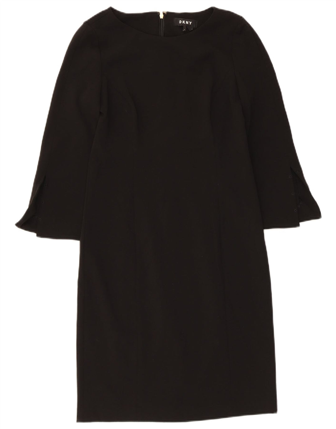 Γυναικείο φόρεμα με μανίκια Dkny 3/4 US 2 XS Μαύρο Πολυεστέρα