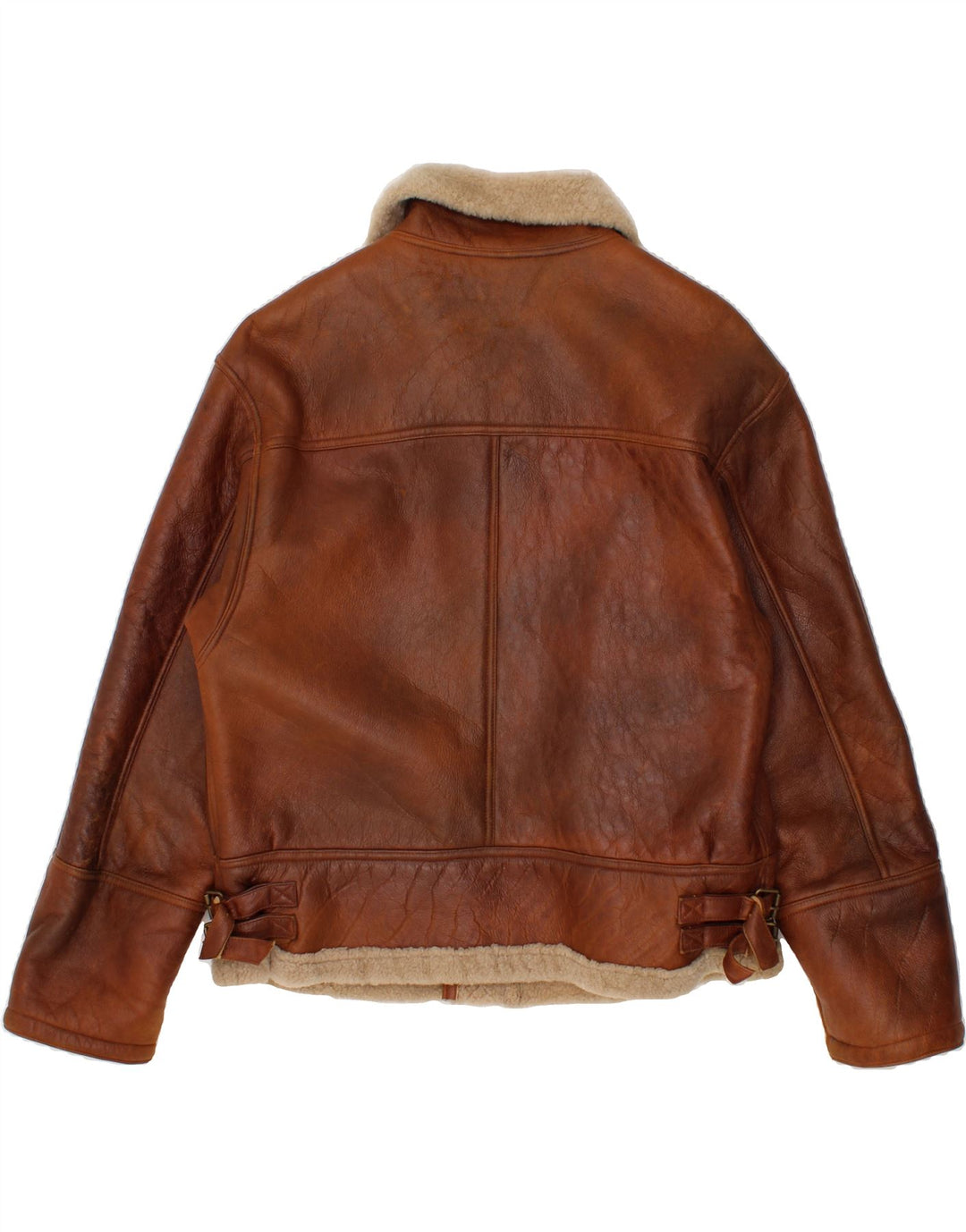 Ανδρικό Shearling Jacket VINTAGE IT 52 XL Καφέ Shearling