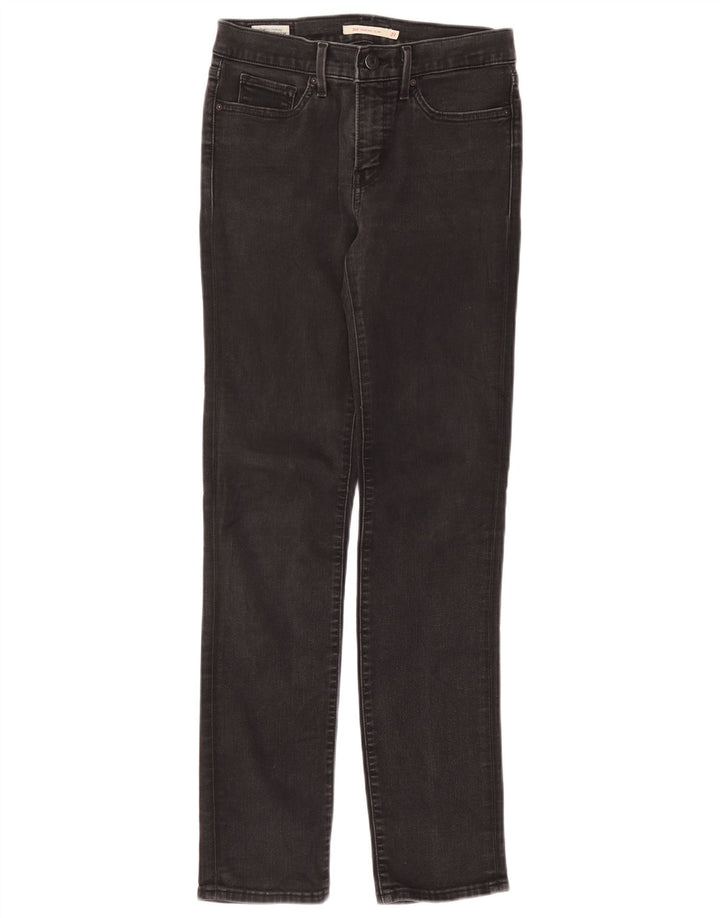 Levi's Womens 312 Shaping Slim Jeans W27 L32 Γκρι βαμβακερό
