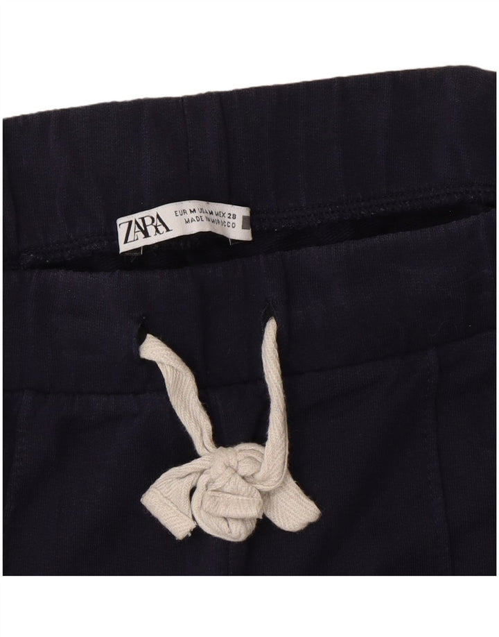 Zara Γυναικεία φόρμα παντελόνι UK 12 Medium Navy Blue Colourblock