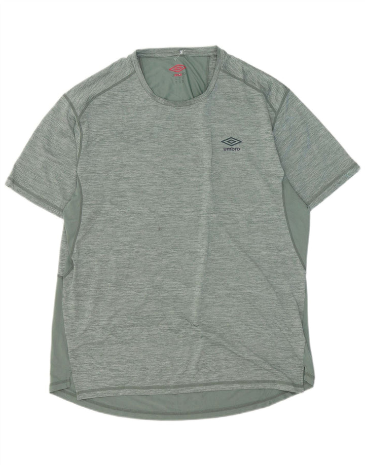 Ανδρικό T-Shirt Umbro Top 2XL Green Flecked Polyester