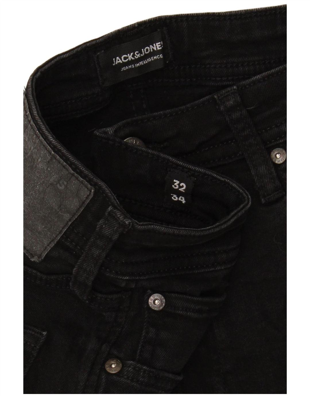 JACK & JONES Ανδρικό Skinny Jeans W32 L34 Μαύρο