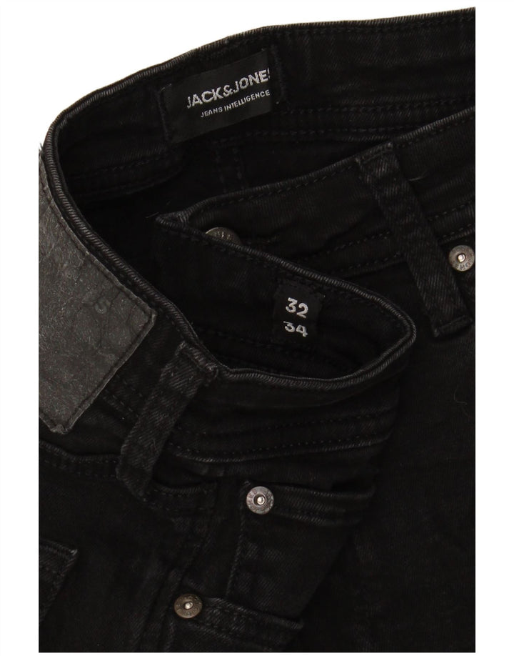 JACK & JONES Ανδρικό Skinny Jeans W32 L34 Μαύρο