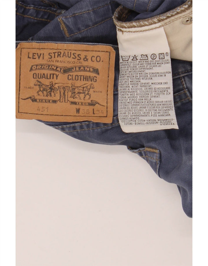LEVI'S Ανδρικό τζιν 451 Tapered W38 L30 Μπλε βαμβακερό