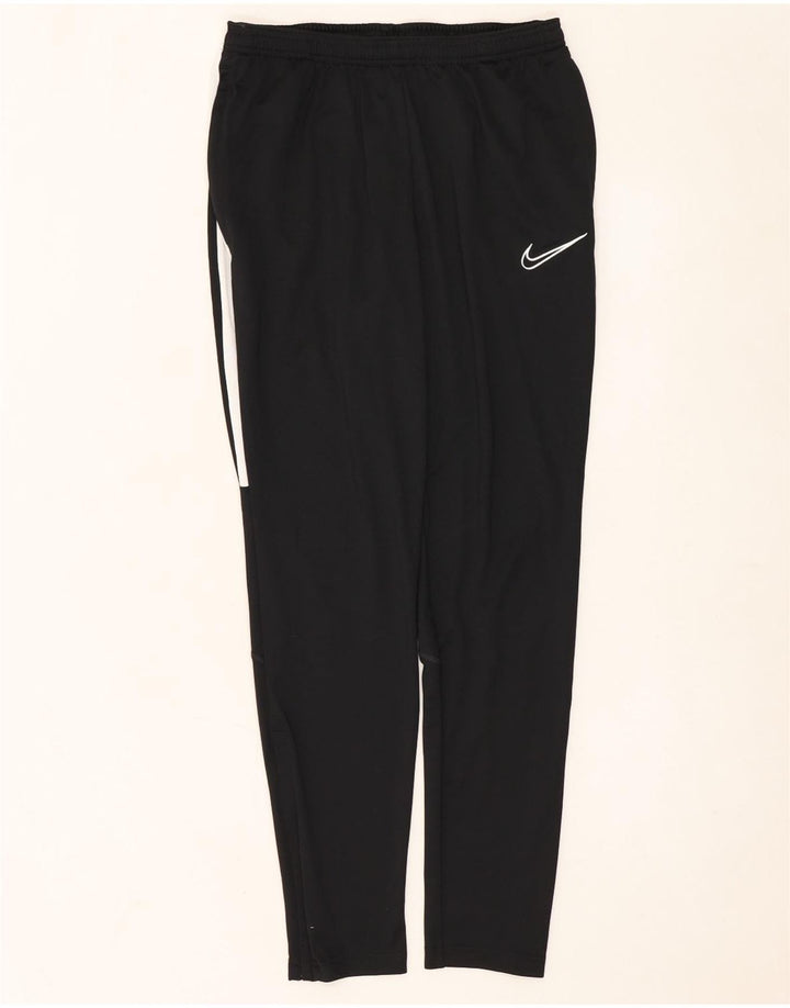 Ανδρικές φόρμες Nike Dri Fit Παντελόνια μεσαίου μαύρου χρώματος πολυεστέρας