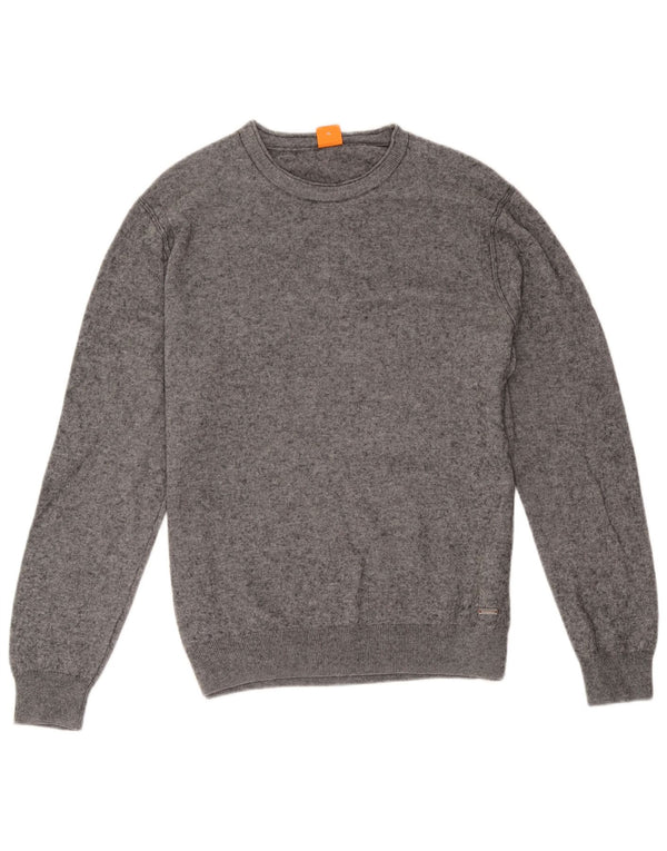 Ανδρικό πουλόβερ Hugo Boss Crew Neck Jumper XL Γκρι βαμβακερό