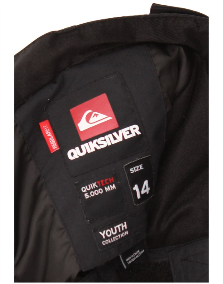 Quiksilver Boys Ski Trousers 13-14 Years Black Polyamide