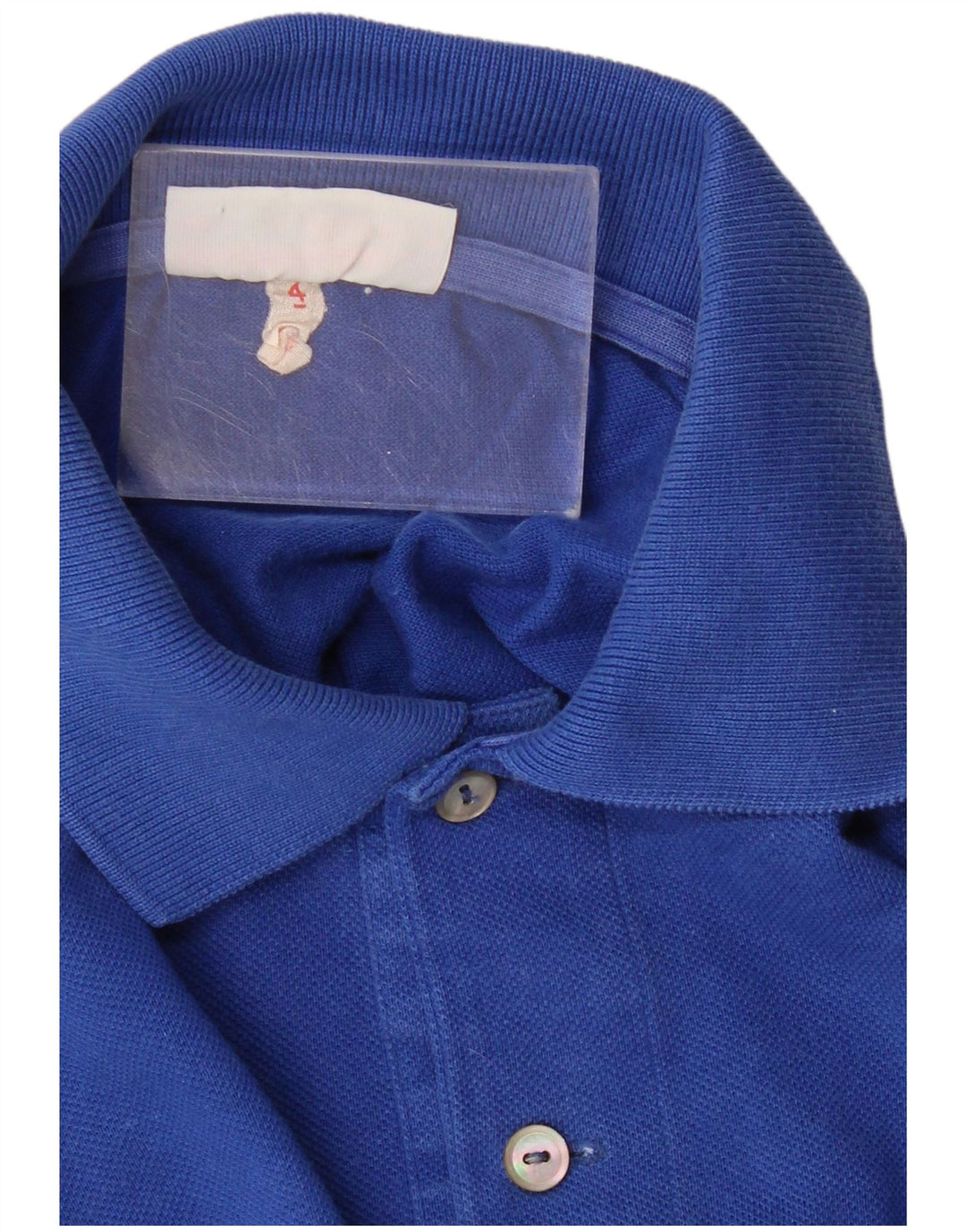 Ανδρικό μπλουζάκι πόλο LACOSTE Νούμερο 4 Μεσαίο Μπλε Βαμβακερό