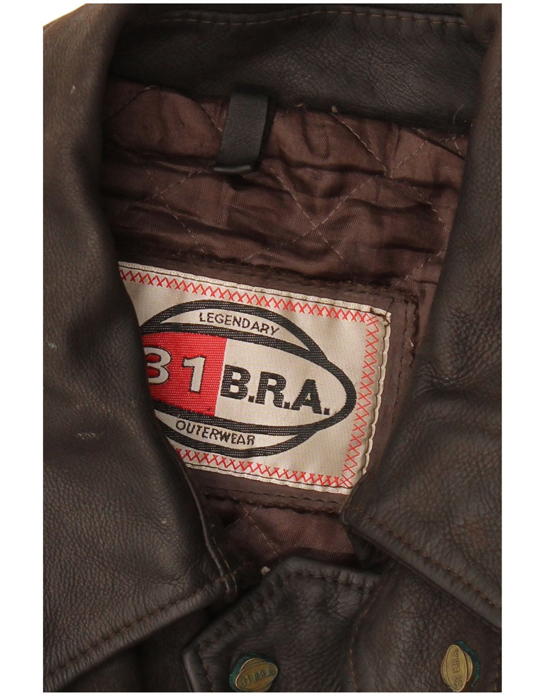 VINTAGE Ανδρικό Δερμάτινο Μπουφάν UK 42 XL Καφέ