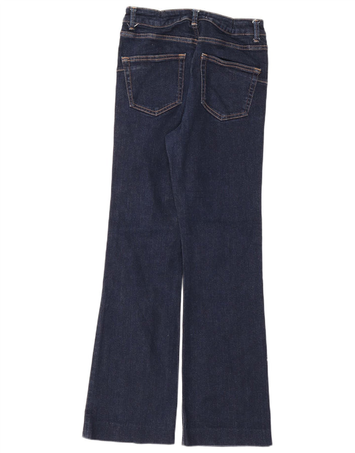 Zara Γυναικεία μποτάκια τζιν EU 38 Small W28 L29 Navy Blue Cotton