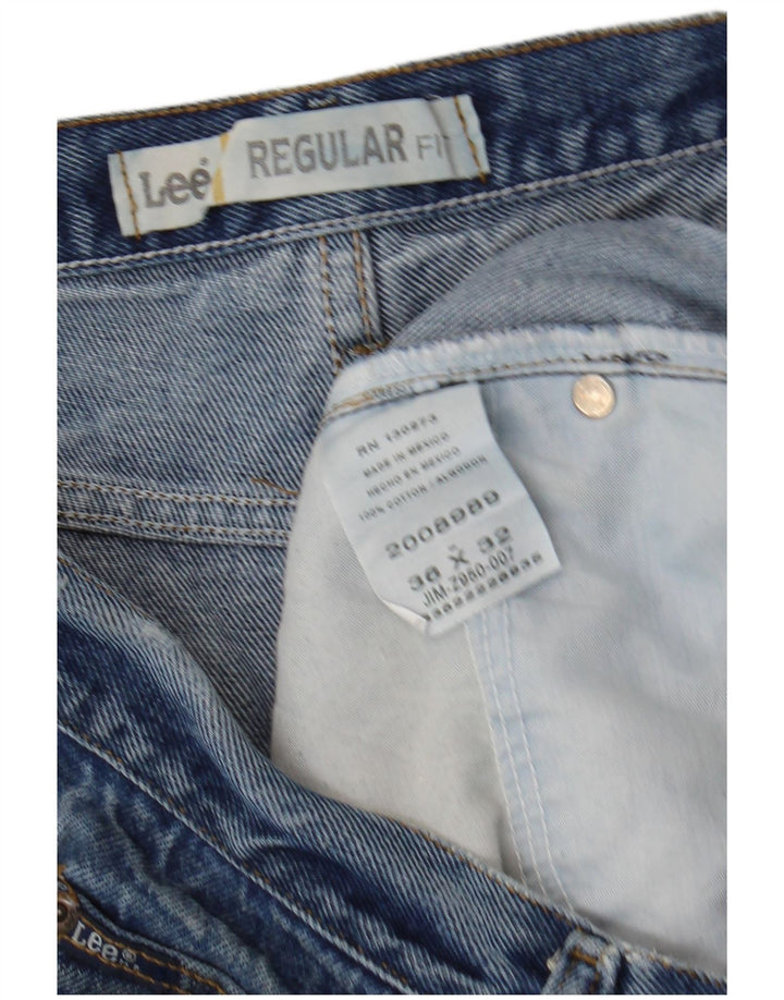 Ανδρικό τζιν Lee Regular Fit ίσιο W36 L32 Μπλε βαμβακερό