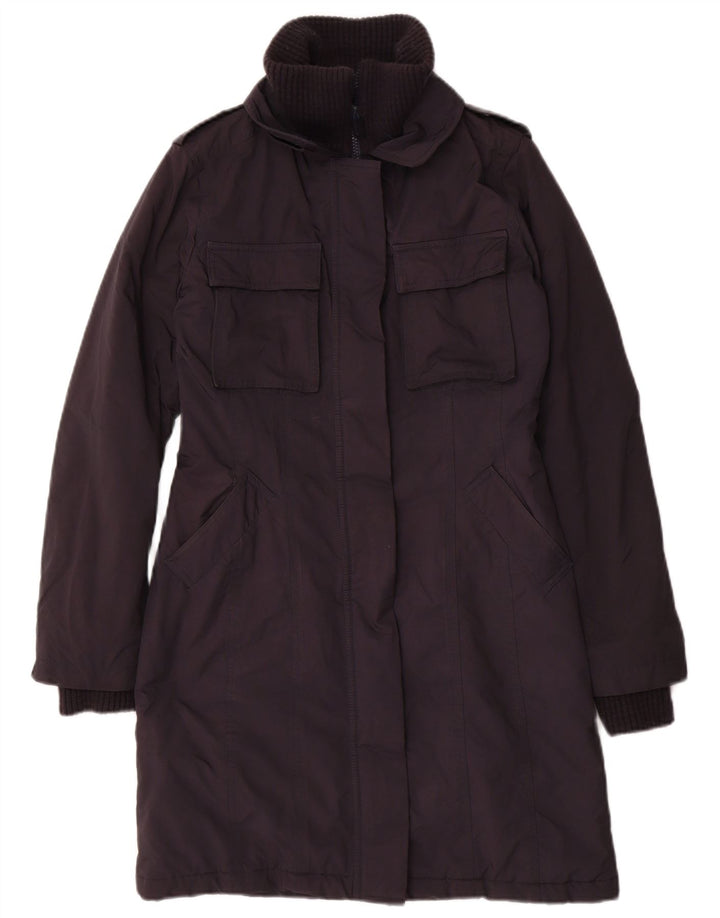 ASPESI Womens Padded Coat UK 6 XS Navy Blue Polyester