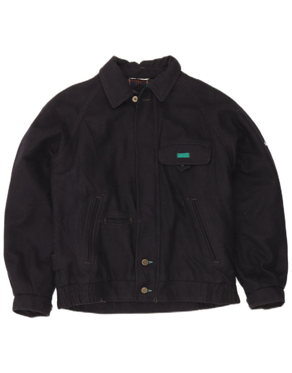 Ανδρικό Μπουφάν Faciba Windbreaker IT 48 Medium Navy Blue Wool