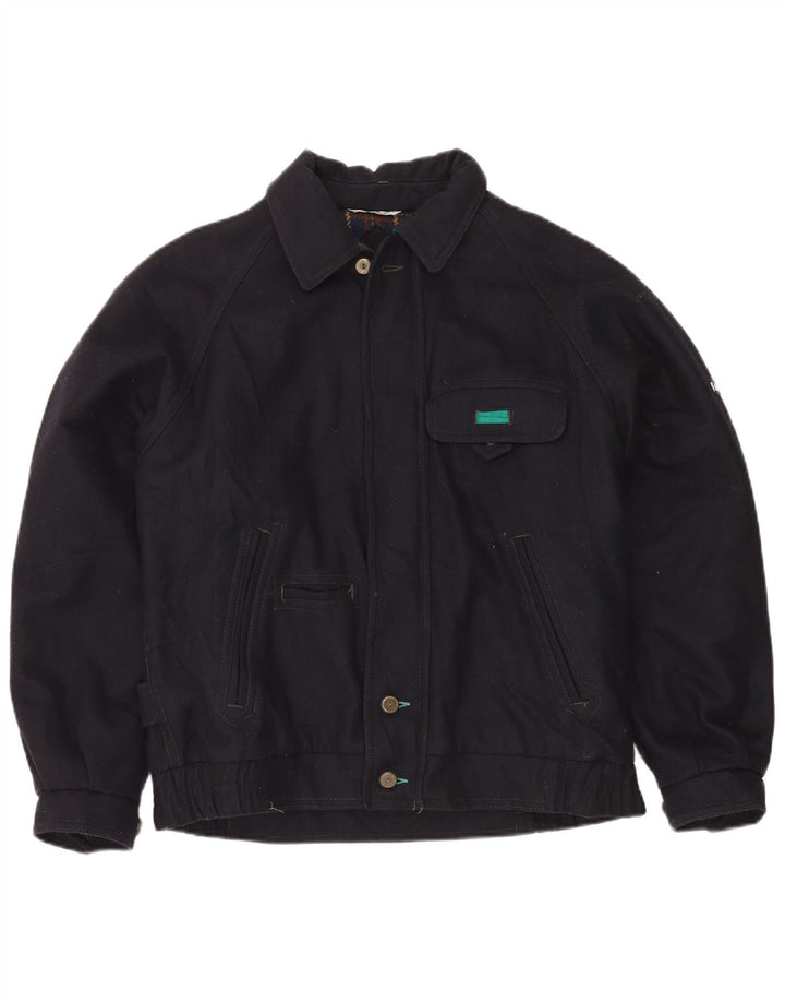 Ανδρικό Μπουφάν Faciba Windbreaker IT 48 Medium Navy Blue Wool