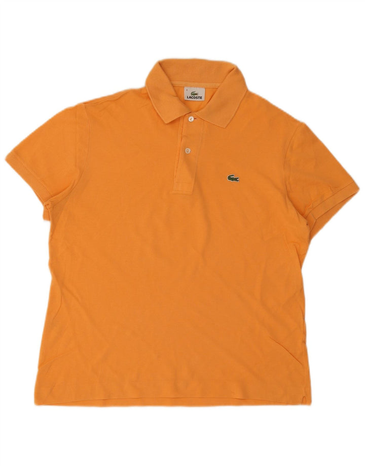 Ανδρικό πουκάμισο Polo Lacoste, Μέγεθος 4, Βαμβακερό μεσαίο πορτοκαλί
