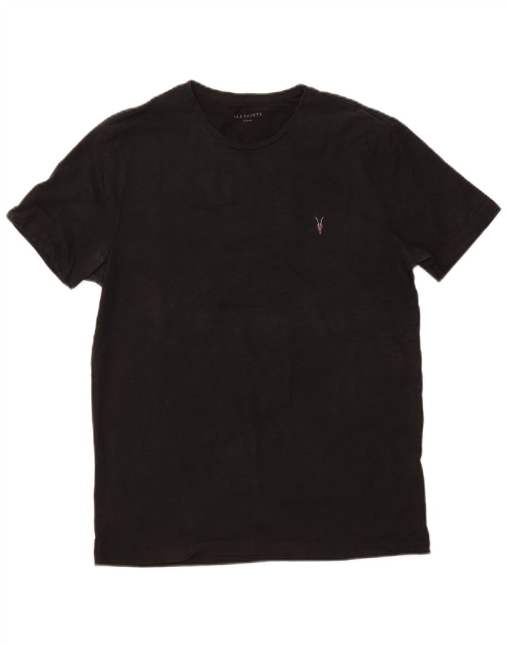 Ανδρικό T-Shirt ALL SAINTS Top Μεσαίο μαύρο βαμβακερό