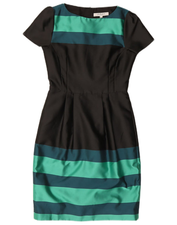 Λ.Κ. Γυναικείο φόρεμα Bennett με θήκη UK 8 Small Black Colourblock Polyester