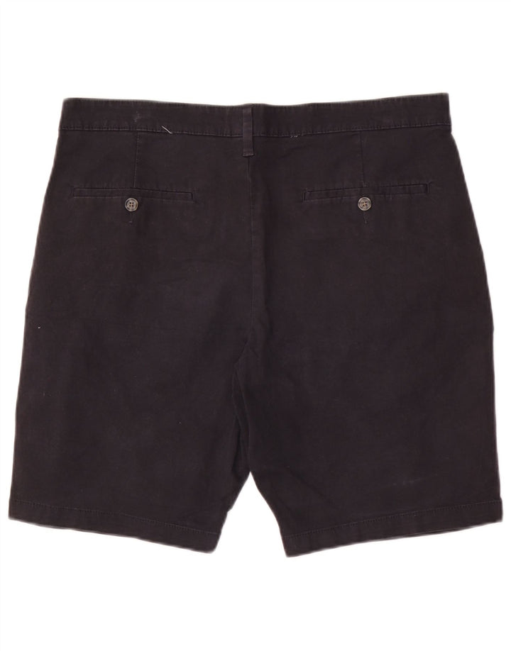 Ανδρικό σορτς Chino Marks & Spencer W34 Large Navy Blue από βαμβάκι