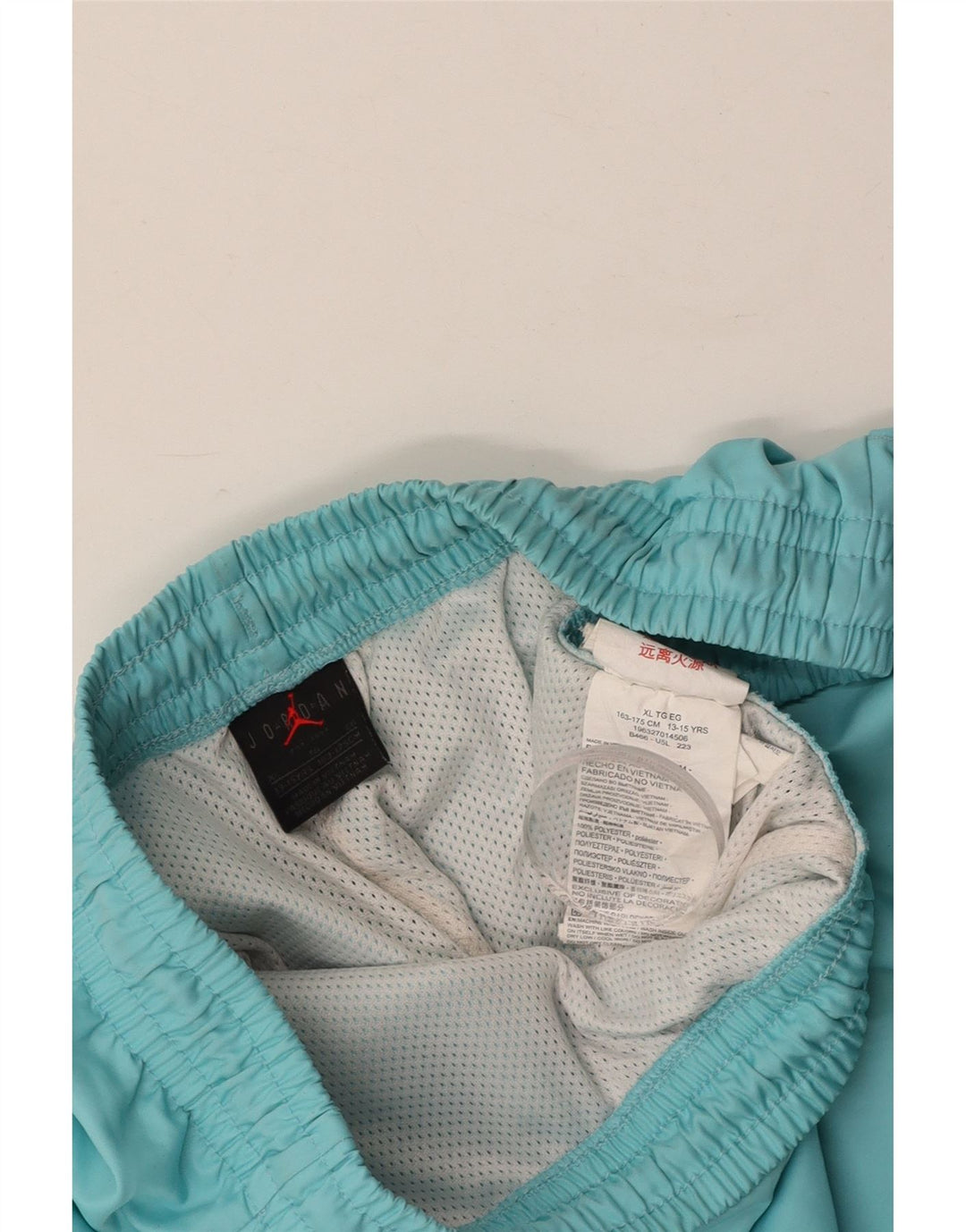 JORDAN Boys Swimming Short 13-14 Years XL Blue Polyester