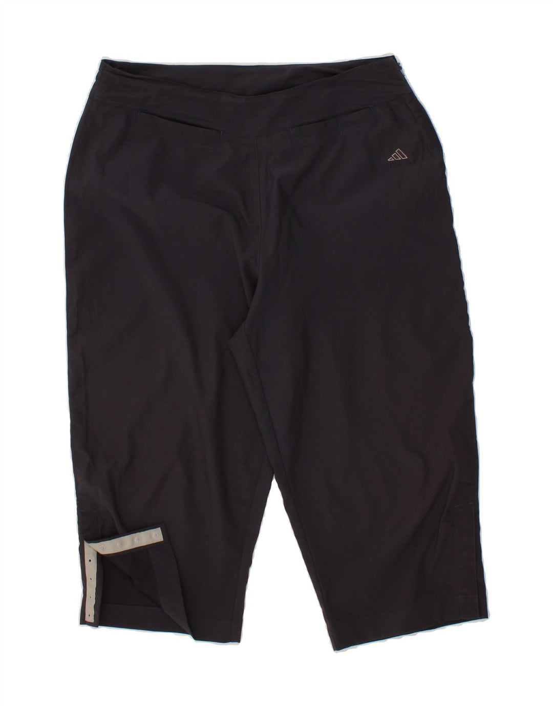 ADIDAS Womens Straight Capri Trousers Large W32 L19  Navy Blue Polyester Vintage Adidas and Second-Hand Adidas from Messina Hembry 