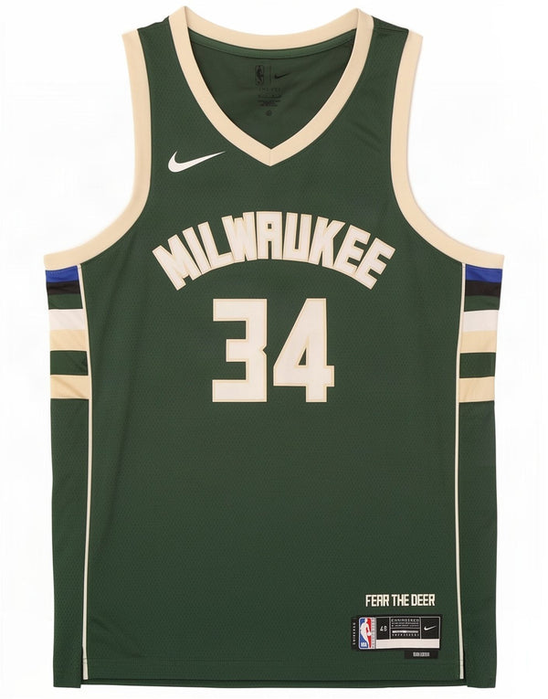 Γραφικό γιλέκο Nike ανδρικό Milwaukee 34 Top Large Green Colorblock Πολυεστέρας
