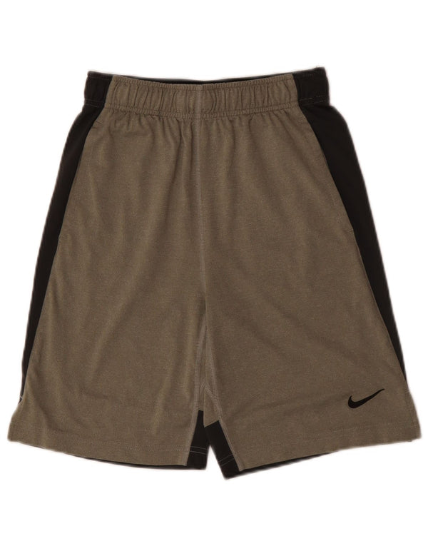 Αθλητικά σορτς NIKE Boys Dri Fit 12-13 ετών Μεγάλο γκρι χρώμα