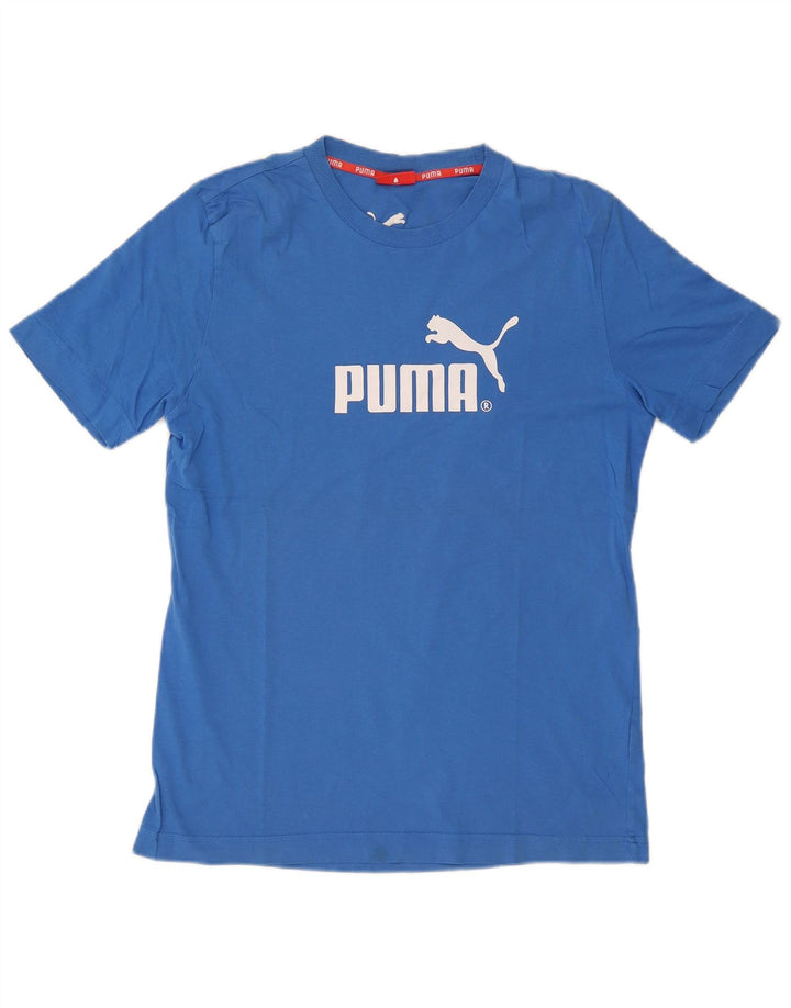 Ανδρικό γραφικό T-Shirt Puma Top Medium Blue