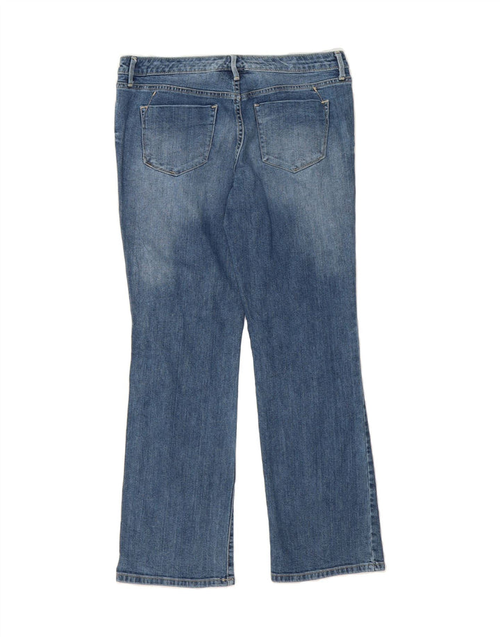 MOSSIMO Womens Mid Rise Bootcut Jeans US 10 Medium W30 L29 Blue Cotton Vintage Mossimo and Second-Hand Mossimo from Messina Hembry 