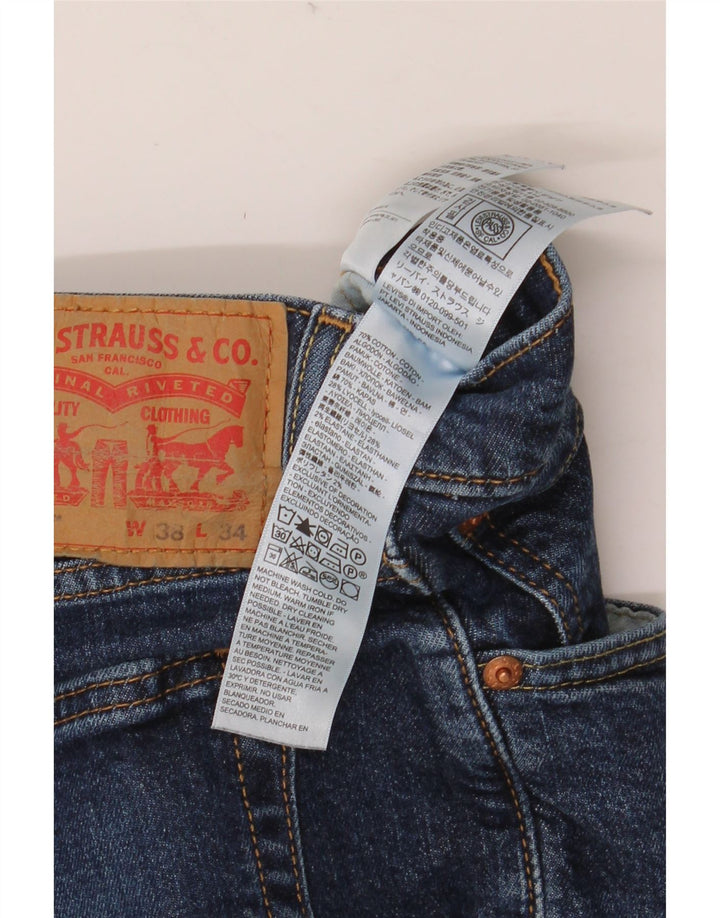 LEVI'S Ανδρικό τζιν 514 ίσιο W38 L34 Μπλε βαμβακερό
