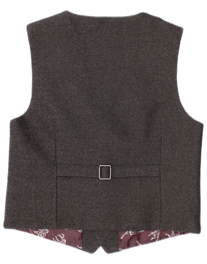 MONSOON Boys Waistcoat 6-7 Years Grey Polyester