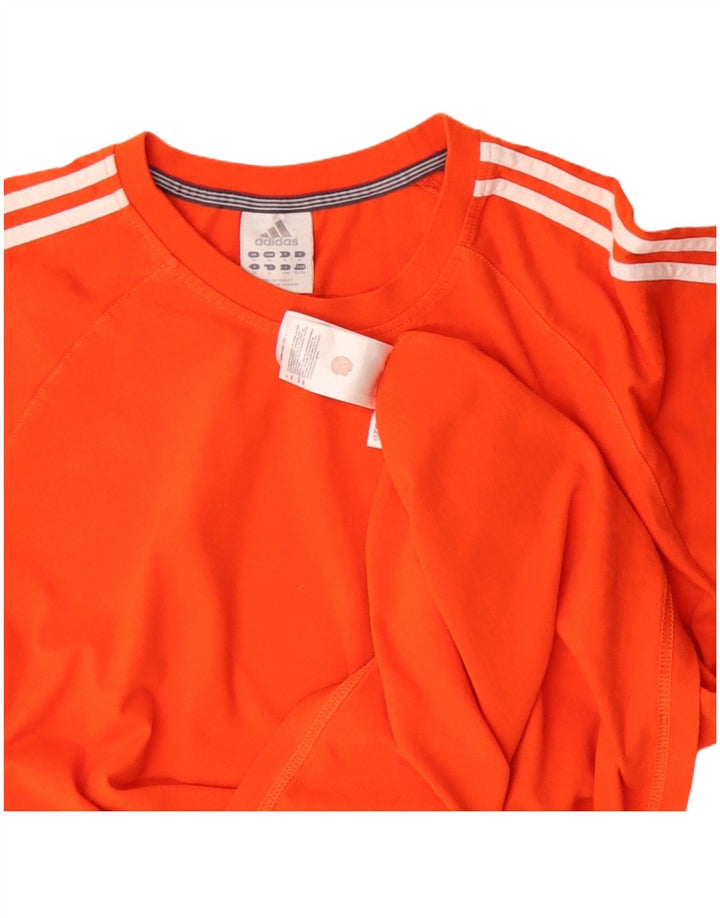 Ανδρικό T-Shirt Adidas Top XL Πορτοκαλί βαμβακερό
