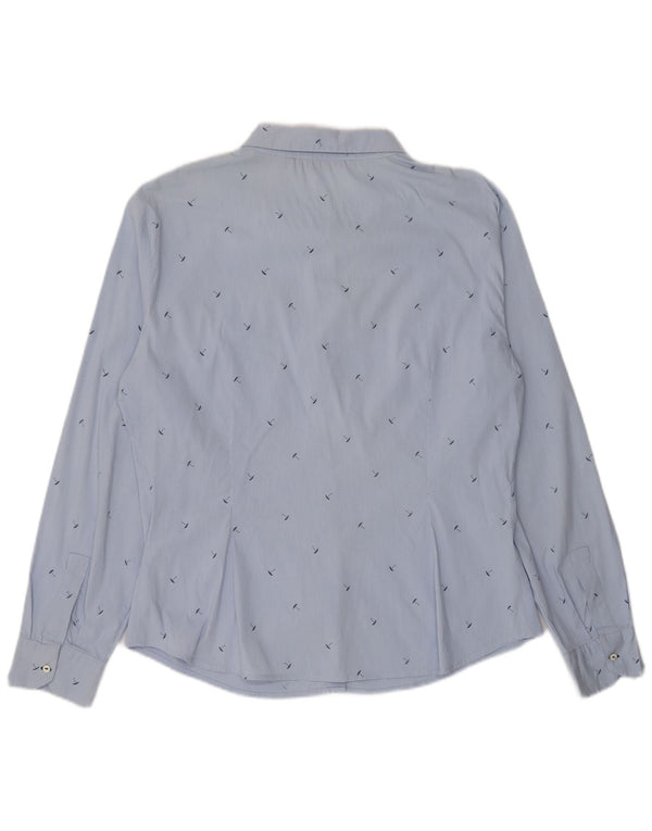 Zara Γυναικείο πουκάμισο Abstract Pattern UK 18 XL μπλε
