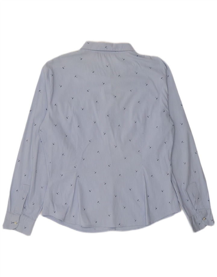 Zara Γυναικείο πουκάμισο Abstract Pattern UK 18 XL μπλε