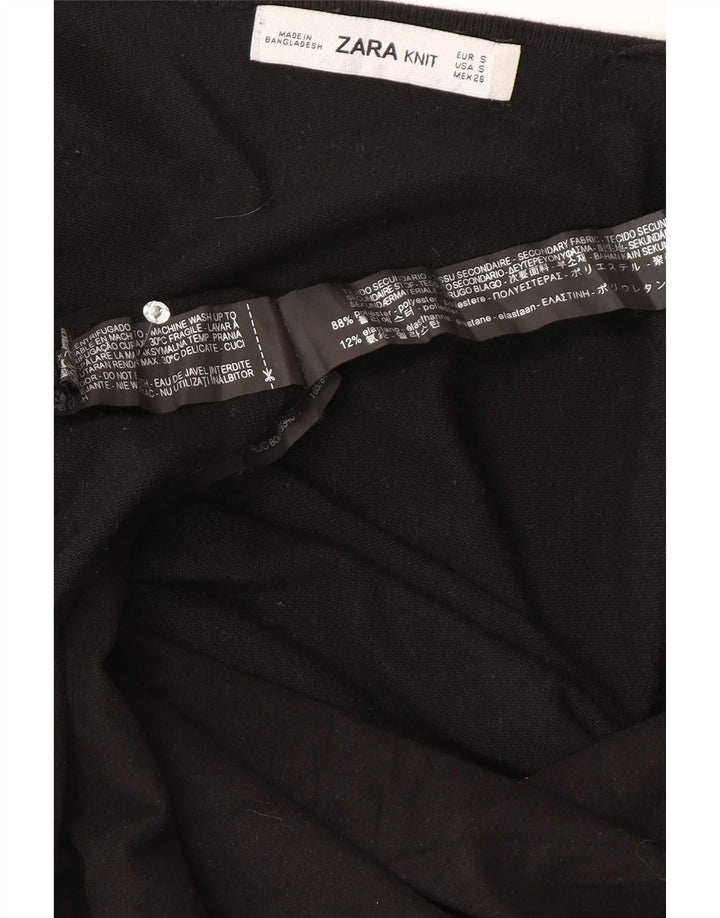 Ανδρικό πουλόβερ Zara Ζακέτα UK 10 Small Black Viscose