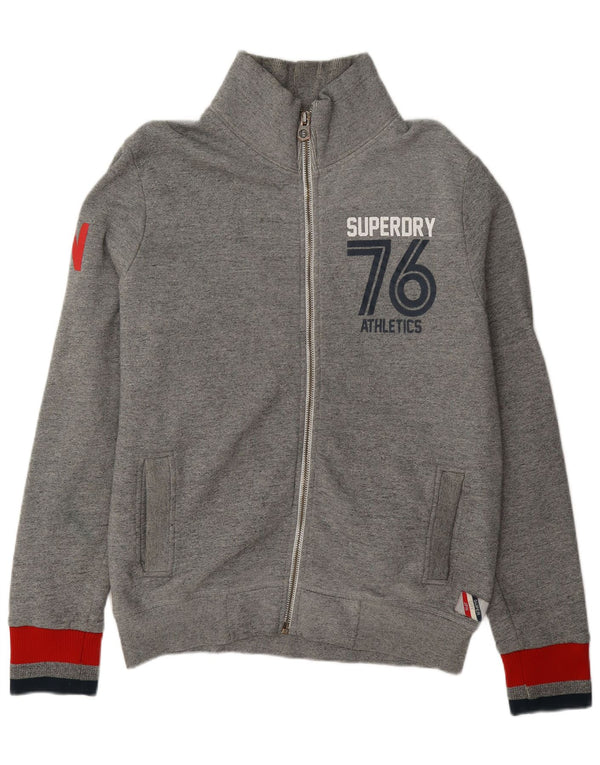 Superdry Ανδρική φόρμα γυμναστικής γραφική φόρμα 2XL γκρι βαμβακερή φόρμα