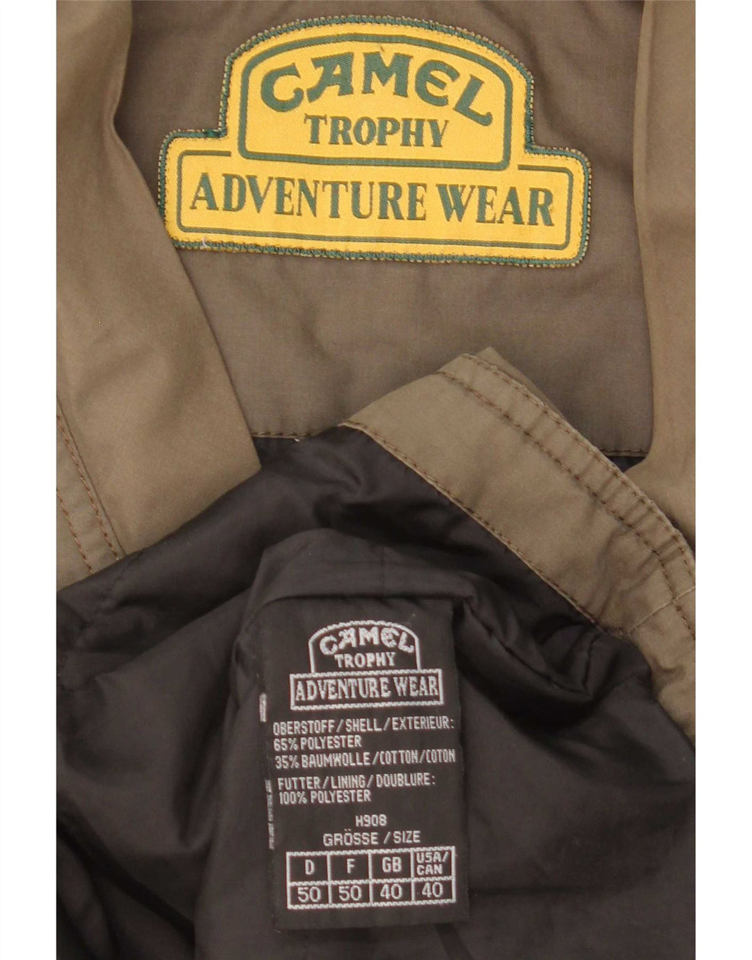 Camel Active Mens Utility Gilet UK 40 Large Khaki Polyester
