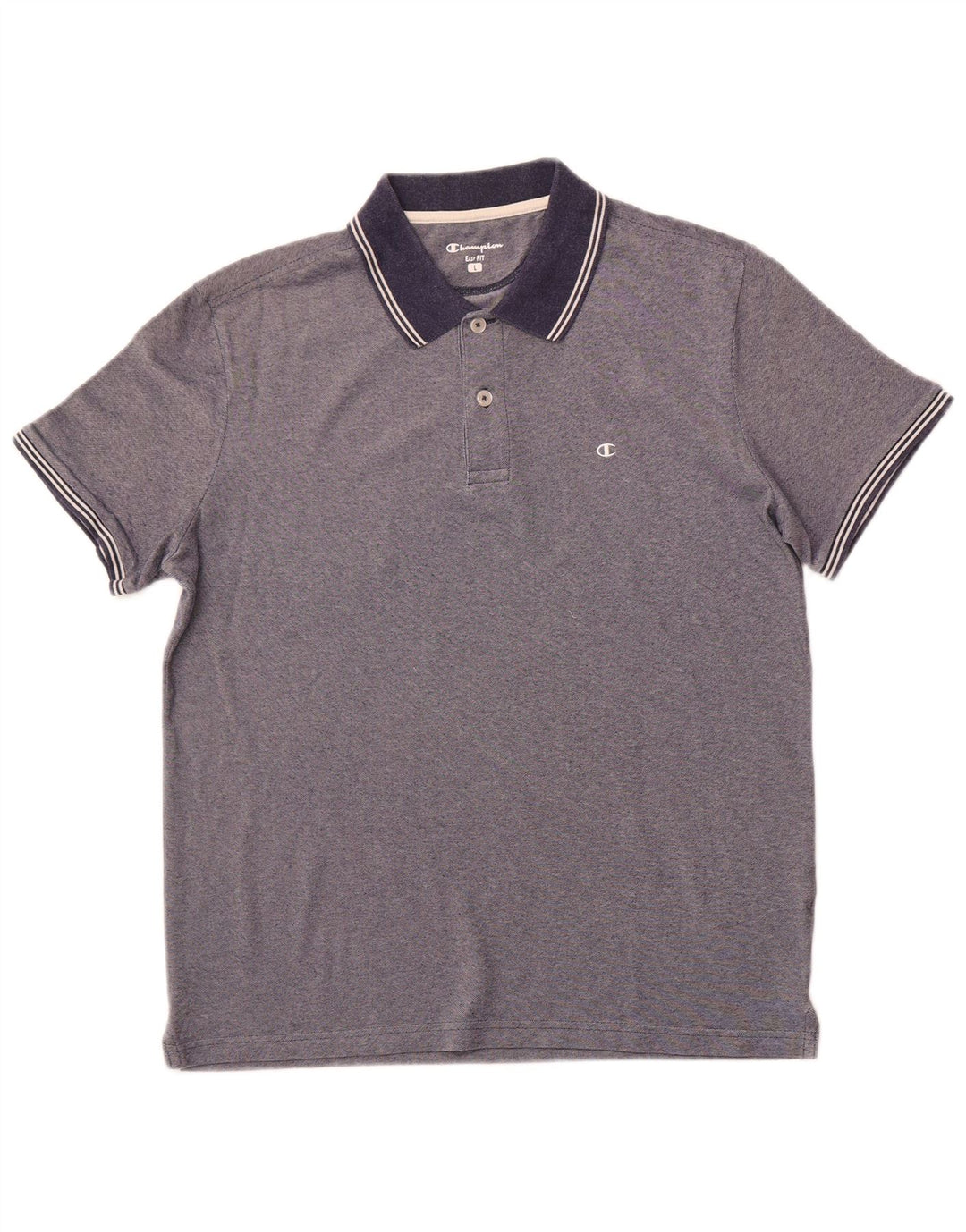 CHAMPION Ανδρικό πουκάμισο Polo Easy Fit Large Navy Blue