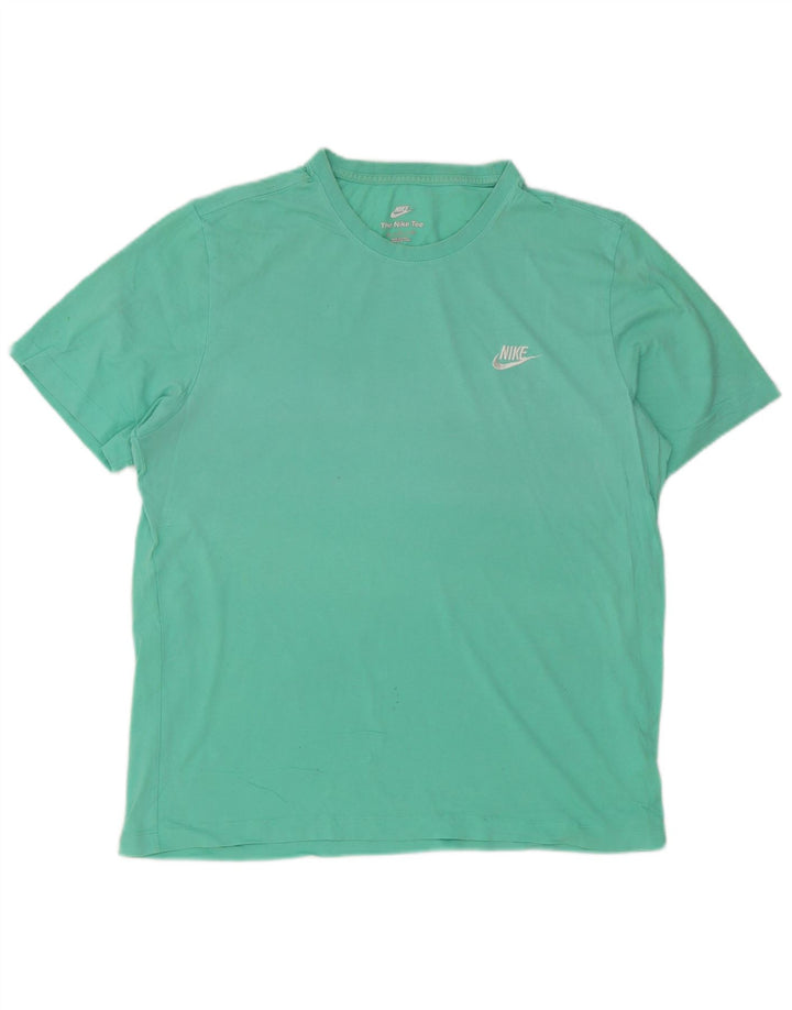 Ανδρικό T-Shirt Nike Top XL Τυρκουάζ βαμβακερό