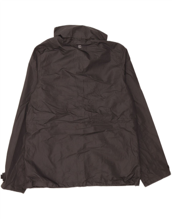 Mountain Warehouse Γυναικείο μπουφάν βροχής με κουκούλα UK 14 Large Black Polyester