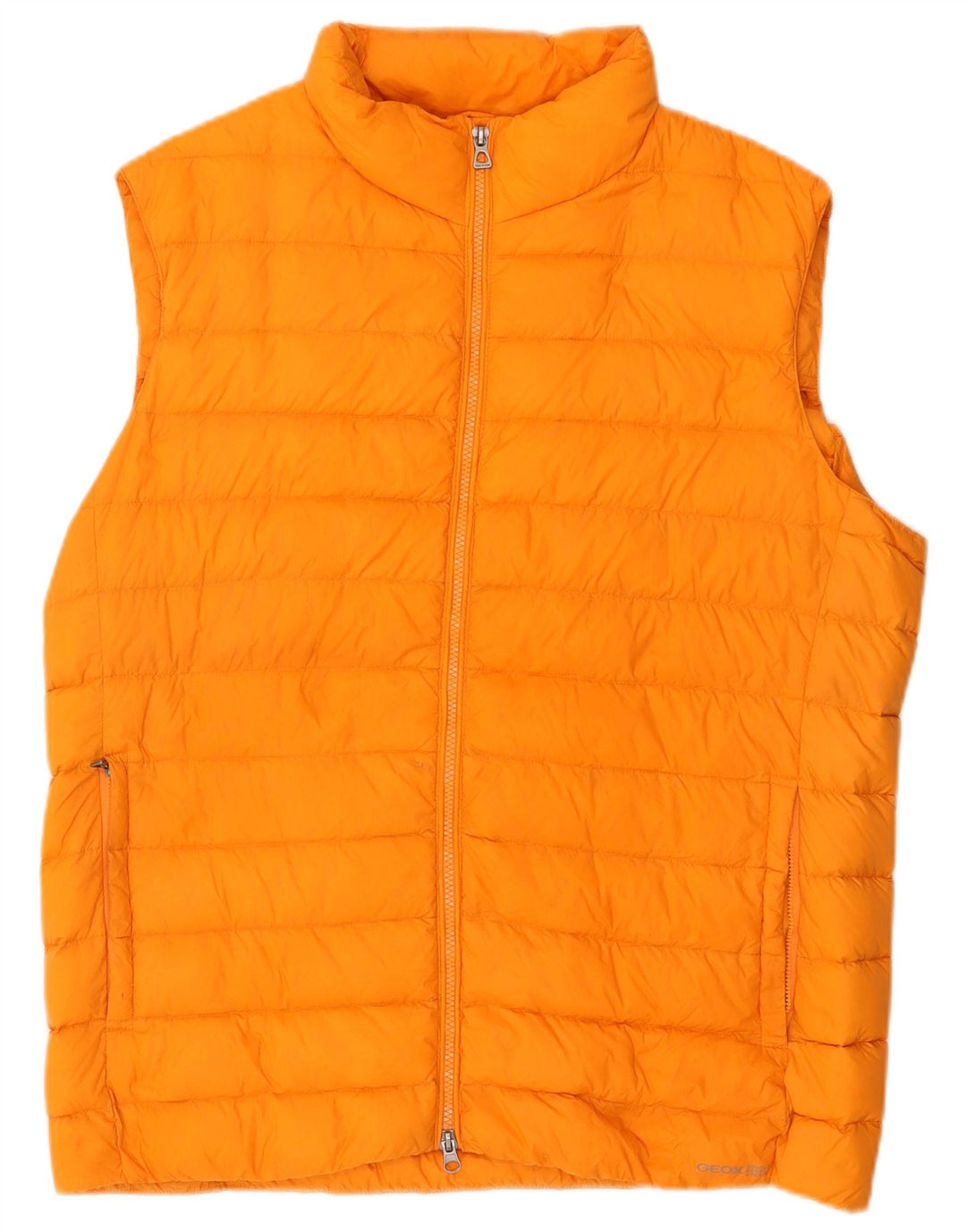 Geox Womens Padded Gilet UK 18 XL Orange Polyamide