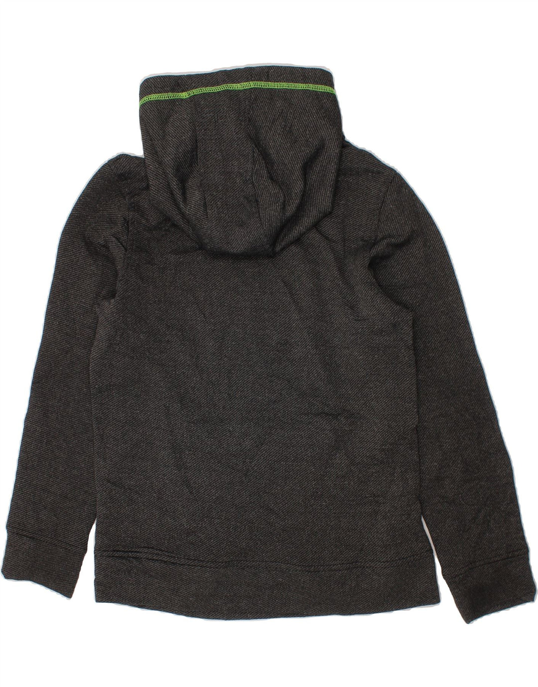 PUMA Boys Hoodie Jumper 10-11 Years Medium Grey Polyester Vintage Puma and Second-Hand Puma from Messina Hembry 