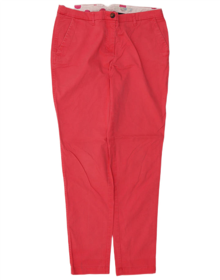 BODEN Γυναικείο Slim παντελόνι Chino UK 12 Medium W32 L30 Ροζ βαμβακερό