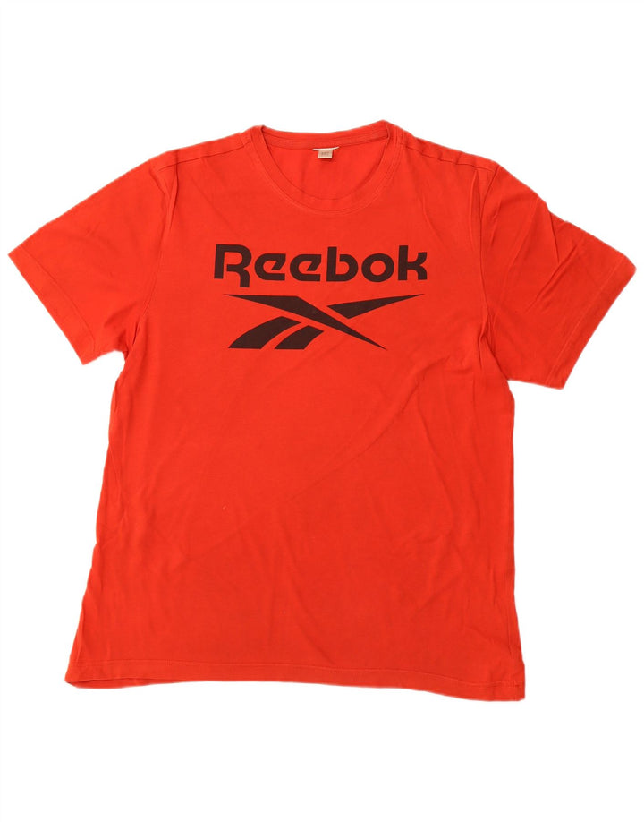 Ανδρικό γραφικό T-Shirt REEBOK Top Medium Πορτοκαλί